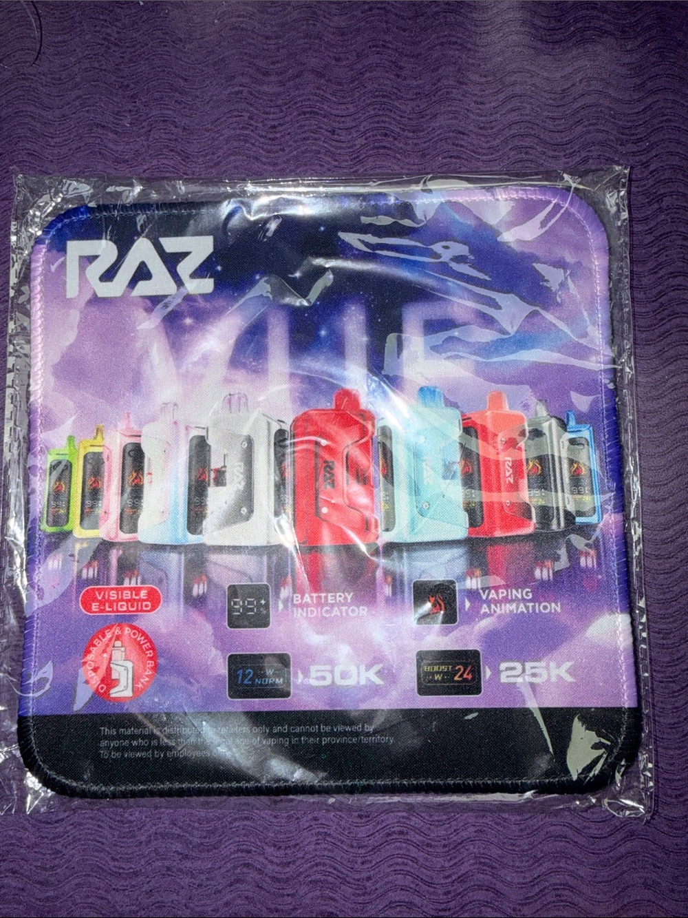 RAZ Branded Vape Mouse Pad